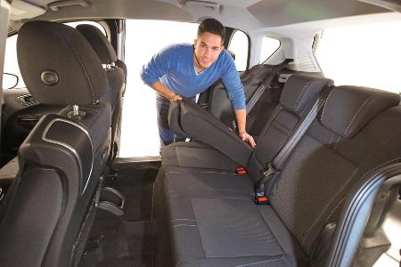 Ford B-Max 1.0 Ecoboost, Rcksitz, Umklappen