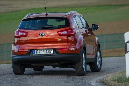 Kia Sportage 1.7 CRDi, Heckansicht