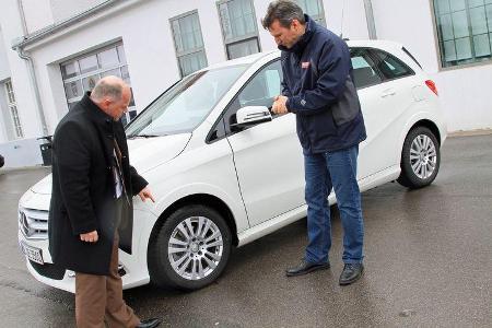 Mercedes B 200 Natural Gas Drive, Seitenansicht
