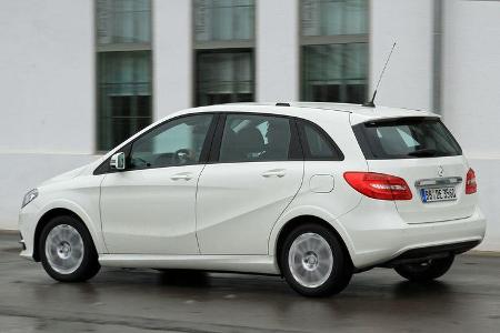 Mercedes B 200 Natural Gas Drive, Heckansicht