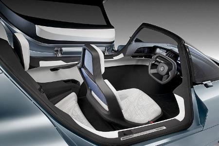 VW Einliter-Auto, VW L1, Innenraum, Cockpit, Sitze