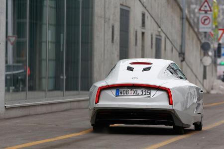 VW XL1, Heckansicht
