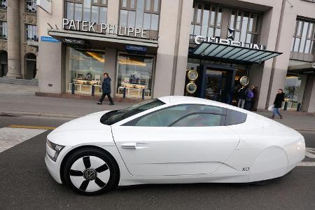 VW XL1, Seitenansicht