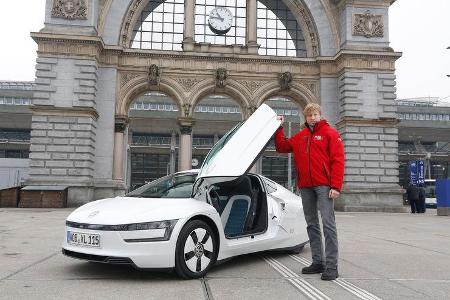 VW XL1, Flügeltür, Marcus Peters, Frontansicht