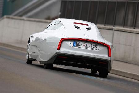 VW XL1, Heckansicht