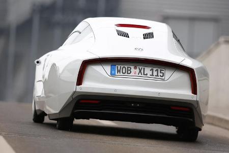VW XL1, Heckansicht
