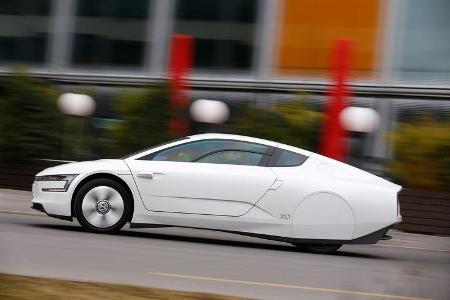 VW XL1, Seitenansicht