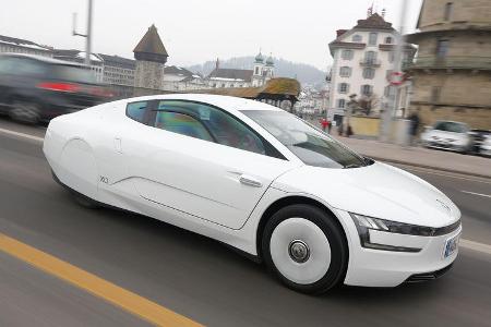 VW XL1, Seitenansicht