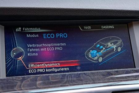 BMW 520d Gran Turismo, Display, Fahrmodus