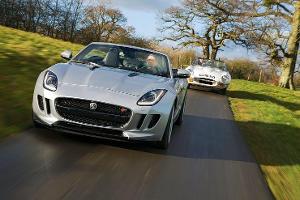 Jaguar E-Type und F-Type im Vergleich