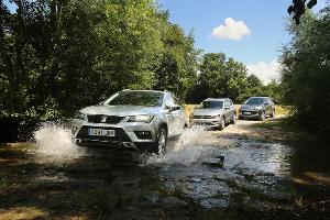 Seat Ateca, VW Tiguan und Ford Kuga im Vergleich