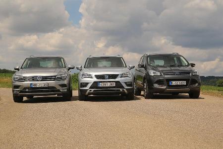 Seat Ateca, VW Tiguan, Ford Kuga, AMS1616