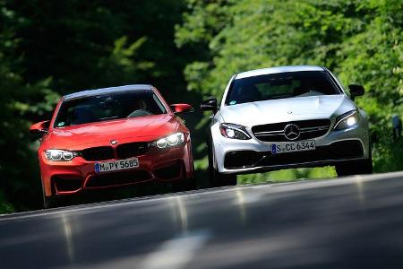 BMW M4 Competition, Mercedes-AMG C63 S Coupé