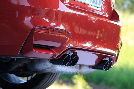 BMW M4 Competition, Auspuff