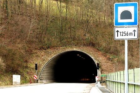 Der Reutherberg-Tunnel nördlich von Freiburg erhielt die Note 