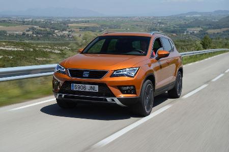 Seat Ateca, VW Tiguan, Fahrvergleich, AMS1316 Seat Ateca, VW Tiguan, Fahrvergleich, AMS1316