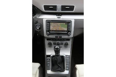 VW CC 1.8 TSI, Mittelkonsole