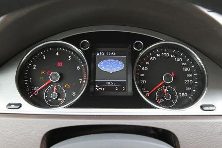 VW CC 1.8 TSI, Rundinstrumente, Tacho