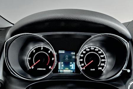 Citron C4 Aircross, Rundinstrumente, Tacho