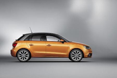 Audi A1 Sportback, Seitenansicht