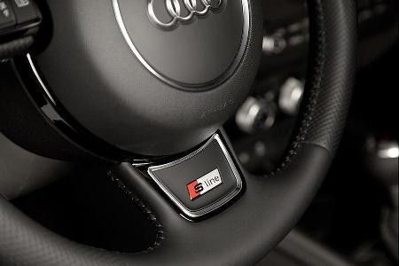 Audi A1 Sportback, Lenkrad Detail S-Line