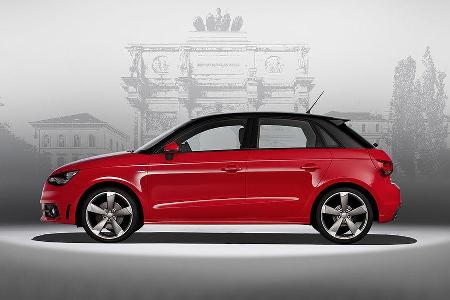 Audi A1 Sportback, Seitenansicht