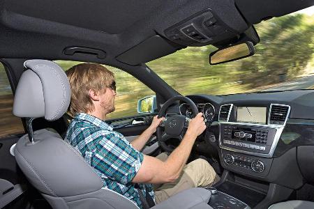 Mercedes GL, Cockpit, Lenkrad