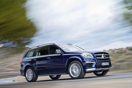 Mercedes GL 2012, Seitenansicht