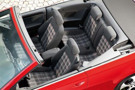 VW Golf GTI Cabriolet, Sitze, Innenraum