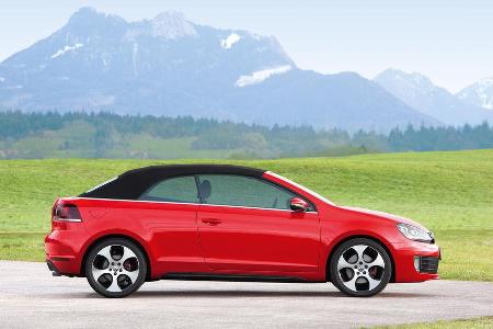 VW Golf GTI Cabriolet, Seitenansicht, geschlossen