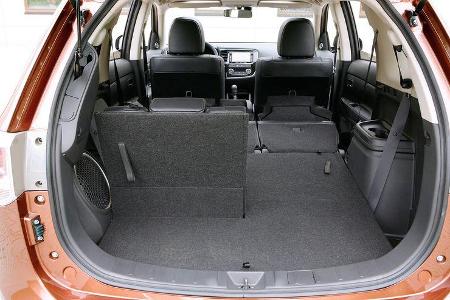 Mitsubishi Outlander, Kofferraum, Ladefläche