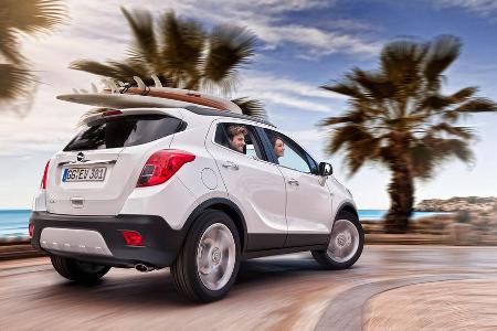 Opel Mokka, Heck, Kurvenfahrt