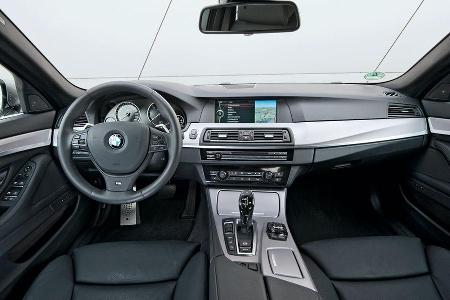 BMW M550d x-Drive, Cockpit, Lenkrad