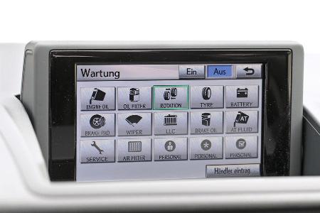 Lexus CT 200h Hybrid Drive, Bordcomputer, Bildschirm