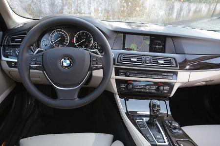 BMW Active Hybrid 5, Lenkrad, Cockpit