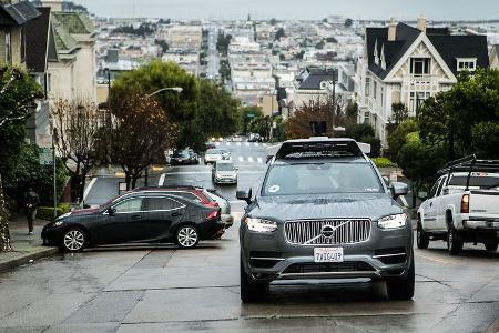 Volvo XC90 Uber autonomes Fahren