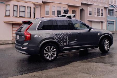 Volvo XC90 Uber autonomes Fahren