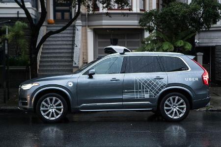 Volvo XC90 Uber autonomes Fahren