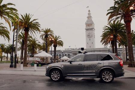 Volvo XC90 Uber autonomes Fahren