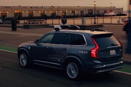 Volvo XC90 Uber autonomes Fahren