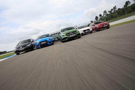 sport auto 9/2016 - Kompaktsportwagen - Ford Focus RS - Honda Civic Type R - Mercedes-AMG A 45 - Peugeot 308 Gti - VW Golf G...