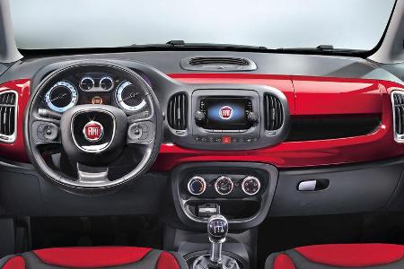 Fiat 500 L, Cockpit, Lenkrad