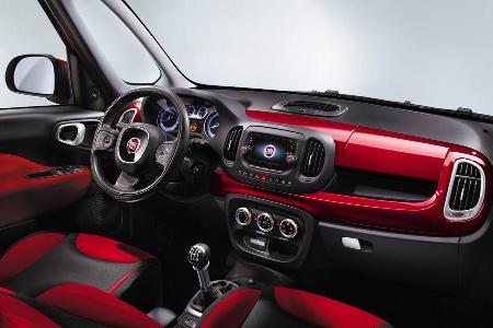Fiat 500 L, Cockpit, Interieur