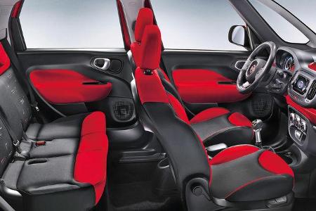 Fiat 500 L, Sitze, Innenraum