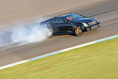 Cadillac CTS-V Coupé, Seitenansicht, Drftien