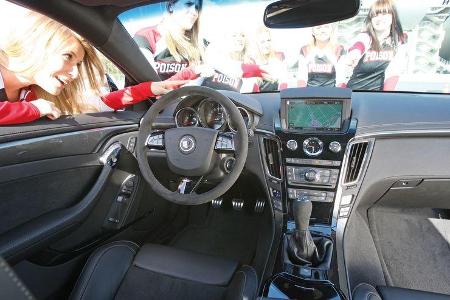 Cadillac CTS-V Coupé, Cockpit, Lenkrad