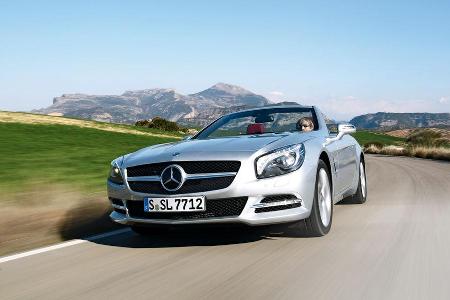 Mercedes SL 500, Frontansicht, Khlergrill