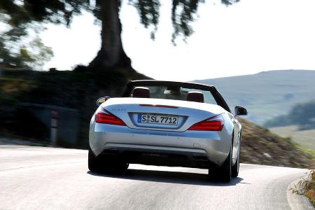 Mercedes SL 500, Heck