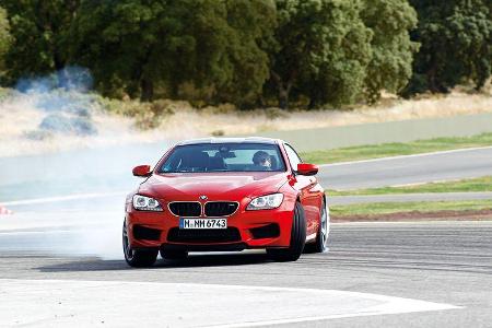 BMW M6, Frontansicht, Driften