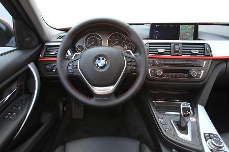 BMW 320d Automatik, Cockpit, Lenkrad